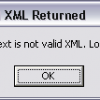 Excel to CI Error - Invalid XML Returned