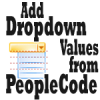 Dropdown Values from Peoplecode