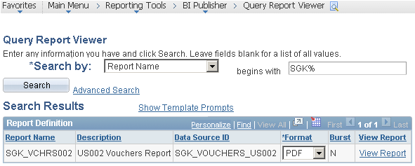 Query Report Viewer