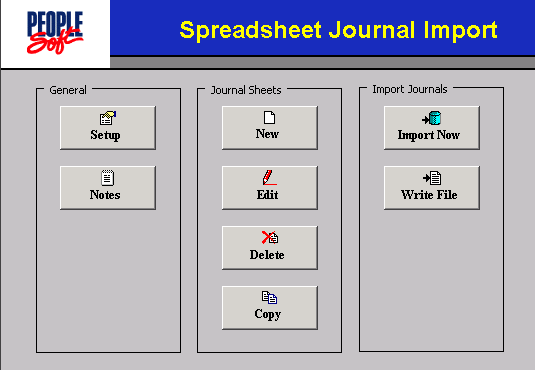 PeopleSoft Journal Uploader