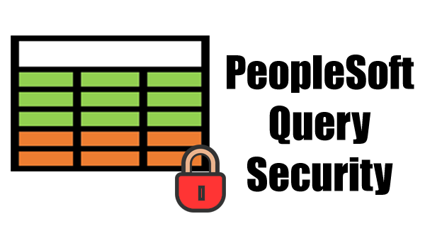 Peoplesoft Query Security Diagram