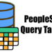 Peoplesoft Query Tables