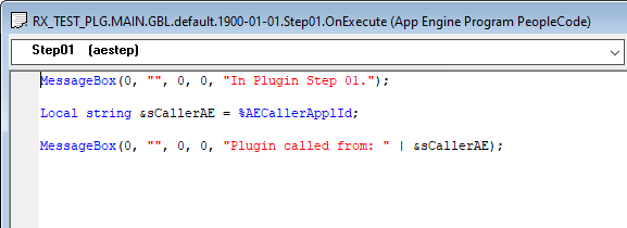 aecallerapplid System Variable