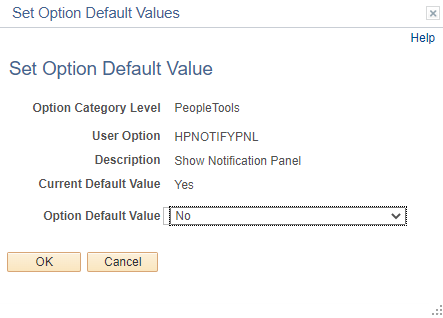 Change Default Value