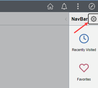 Personalize NavBar Gear Icon