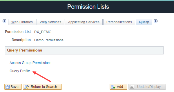 Query Profiles