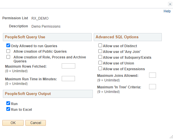 Query Profile Details